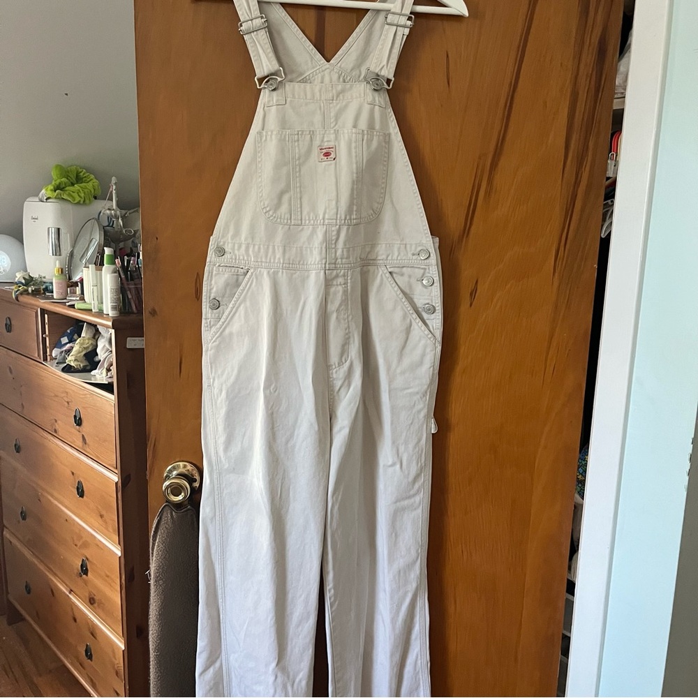 Union Bay white overalls